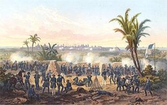 Mexican-American War: The United States declares war on Mexico