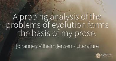 A probing analysis of the problems of evolution forms the...