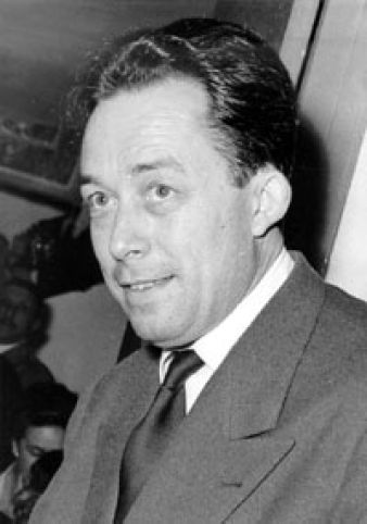 Albert Camus is awarded with the Nobel Prize for Literature