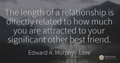 The length of a relationship is directly related to how...