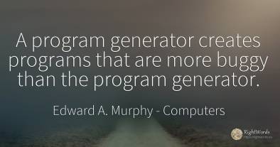 A program generator creates programs that are more buggy...