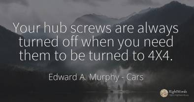 Your hub screws are always turned off when you need them...