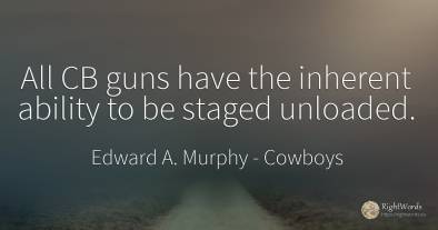 All CB guns have the inherent ability to be staged unloaded.