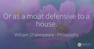 Or as a moat defensive to a house.