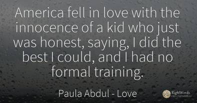 America fell in love with the innocence of a kid who just...