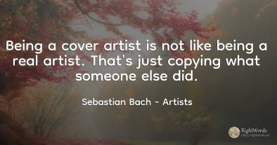 Being a cover artist is not like being a real artist....