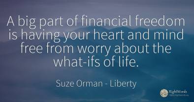A big part of financial freedom is having your heart and...