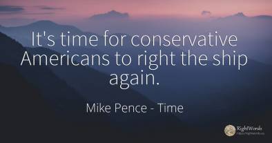 It's time for conservative Americans to right the ship...