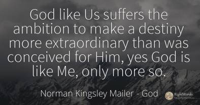 God like Us suffers the ambition to make a destiny more...