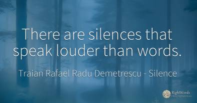 There are silences that speak louder than words.