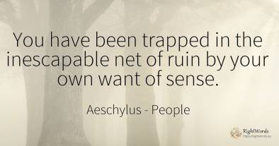 You have been trapped in the inescapable net of ruin by...
