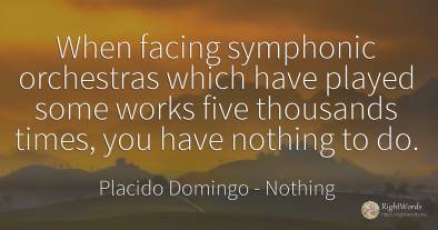 When facing symphonic orchestras which have played some...