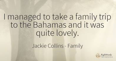 I managed to take a family trip to the Bahamas and it was...