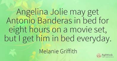 Angelina Jolie may get Antonio Banderas in bed for eight...