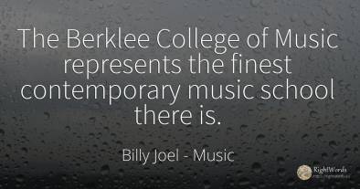 The Berklee College of Music represents the finest...